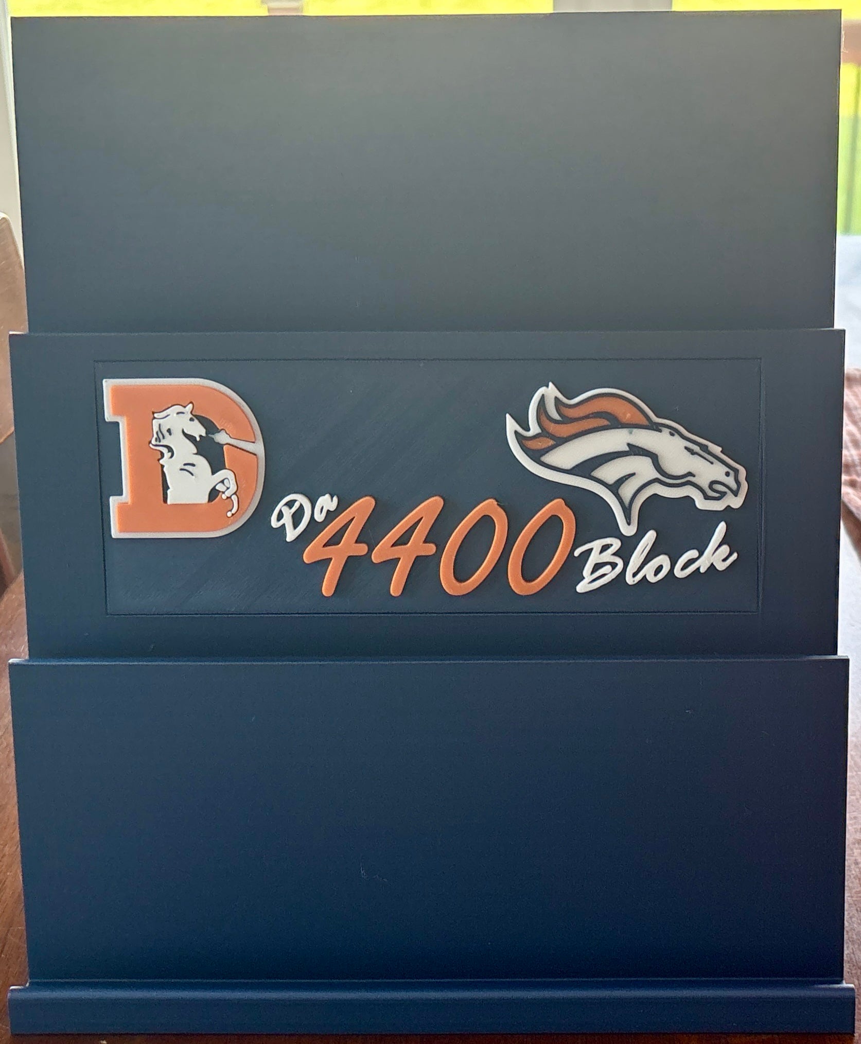 3D Printed Custom 3 Tier Backwall Breakers Wall Display