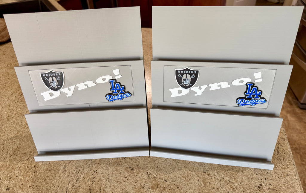 3D Printed Custom 3 Tier Backwall Breakers Wall Display