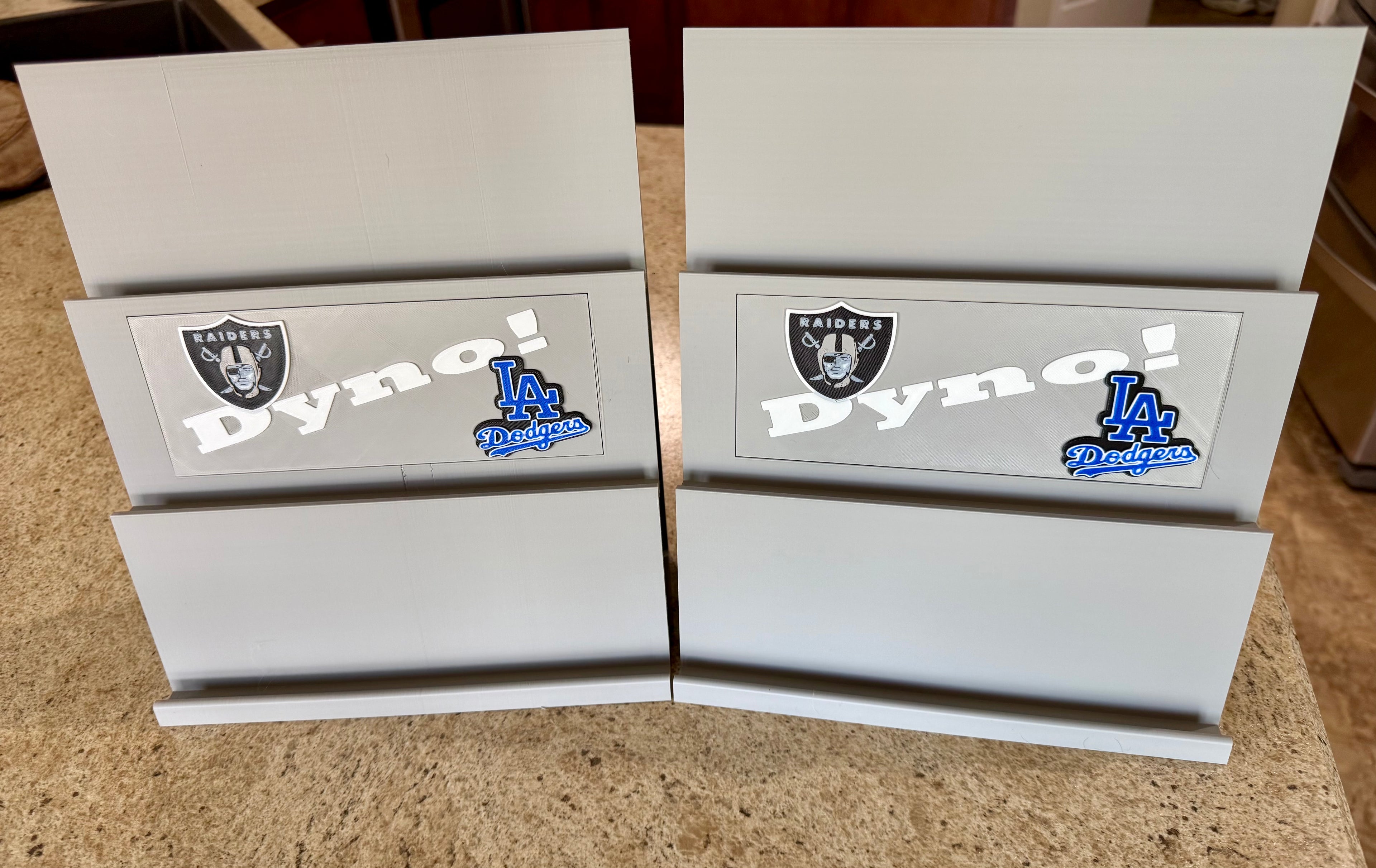 3D Printed Custom 3 Tier Backwall Breakers Wall Display